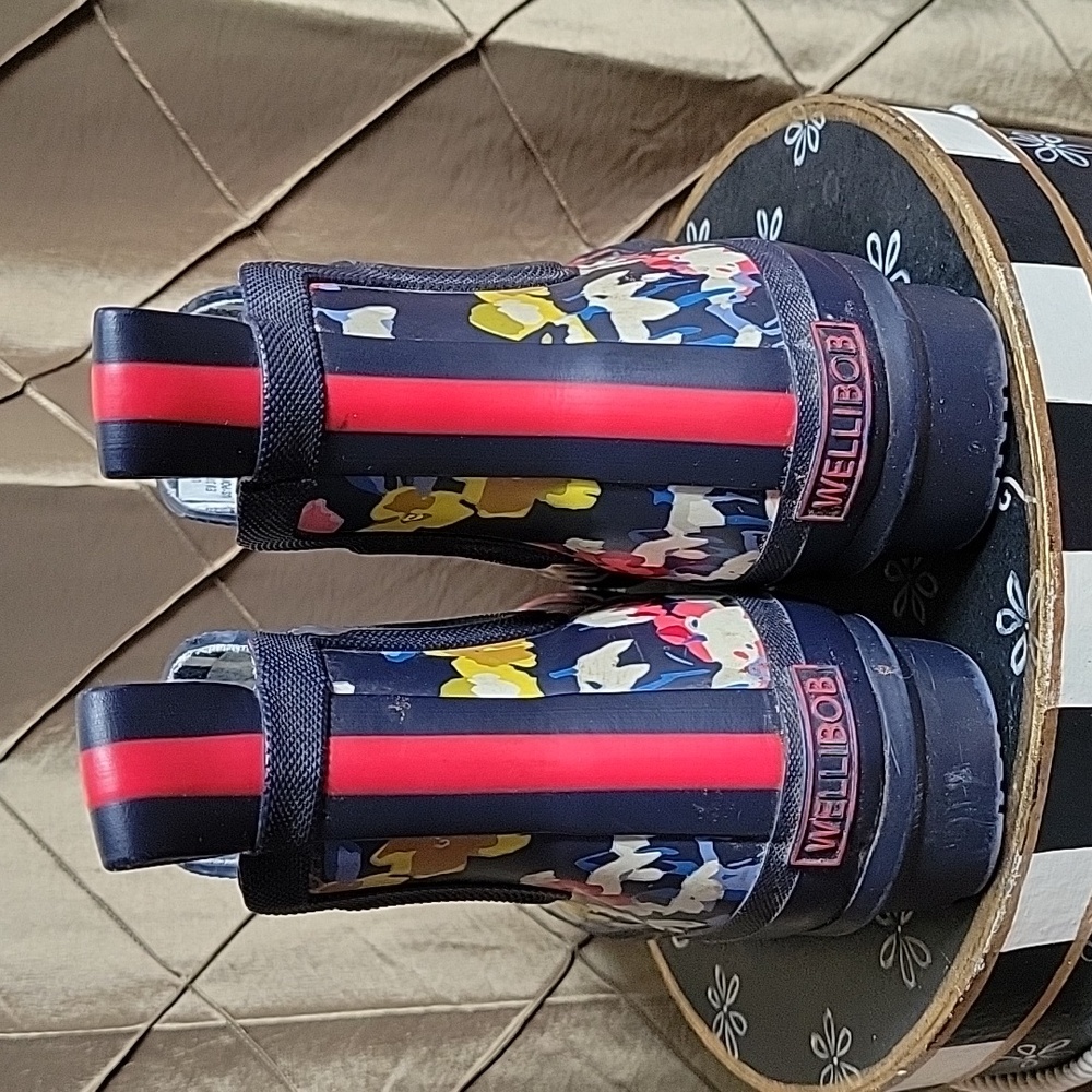 VGUC- Joules ‘Wellington Short Floral’ Rain Boots - Picture 7 of 10